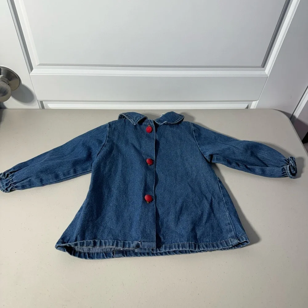 Vintage Denim‎ Kids Jacket with Cat Patch